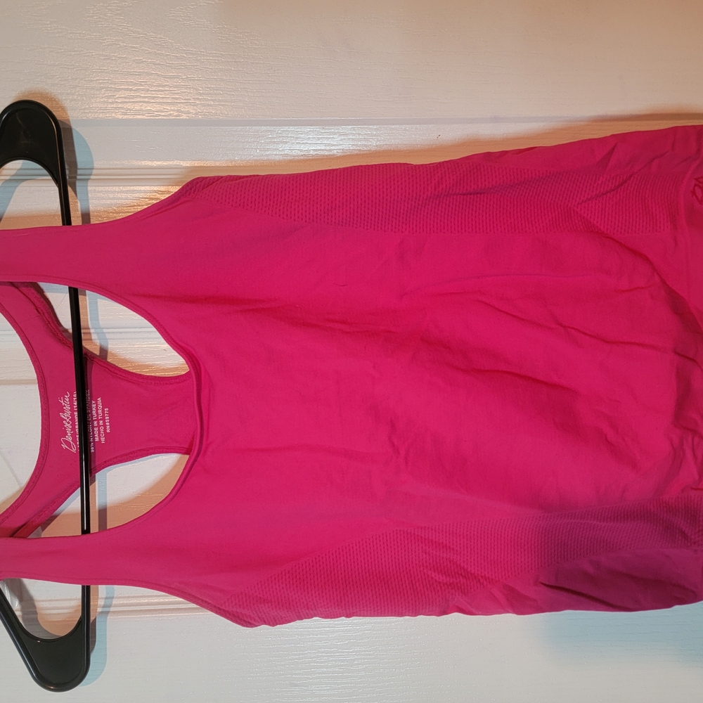 Vibrant Pink Racerback Sleeveless Tank Top